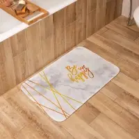 Коврик для ванной &laquo;Этель&raquo; Be happy, 80&times;50 см, велюр