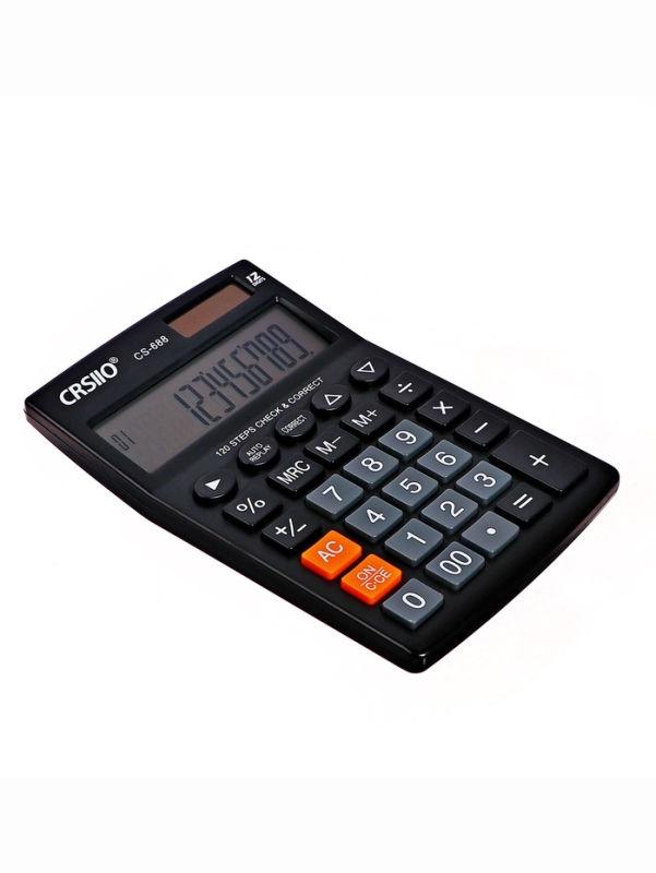 Калькулятор настольный 12-разрядный CT-388, черный Калькулятор настольный 12-разрядный CT-388, черный
