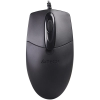Мышь компьютерная A4Tech OP-720S черный (1200dpi) silent USB/3but