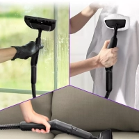 Паровая швабра с насадками КТ-1072 (2 в 1) - 1300 Вт