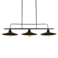 Люстра "Джозеф" 3x40W E27 черный 36x118x21,5 см BayerLux Люстра "Джозеф" 3x40W E27 черный 36x118x21,5 см BayerLux