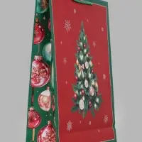 Пакет подарочный &laquo;Новогодняя красавица&raquo;, 33&times;10&times;42.5 см