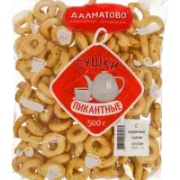 Сушки &laquo;Далматово&raquo; с луком, пикантные, 500 г