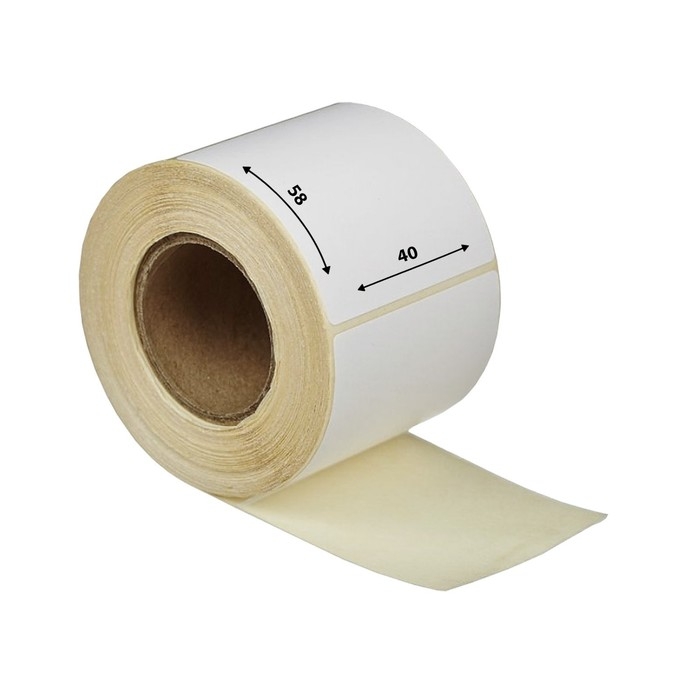 Термоэтикетка 58х40, d втулки=40мм, ЭКО, 700шт Термоэтикетка 58х40, d втулки=40мм, ЭКО, 700шт