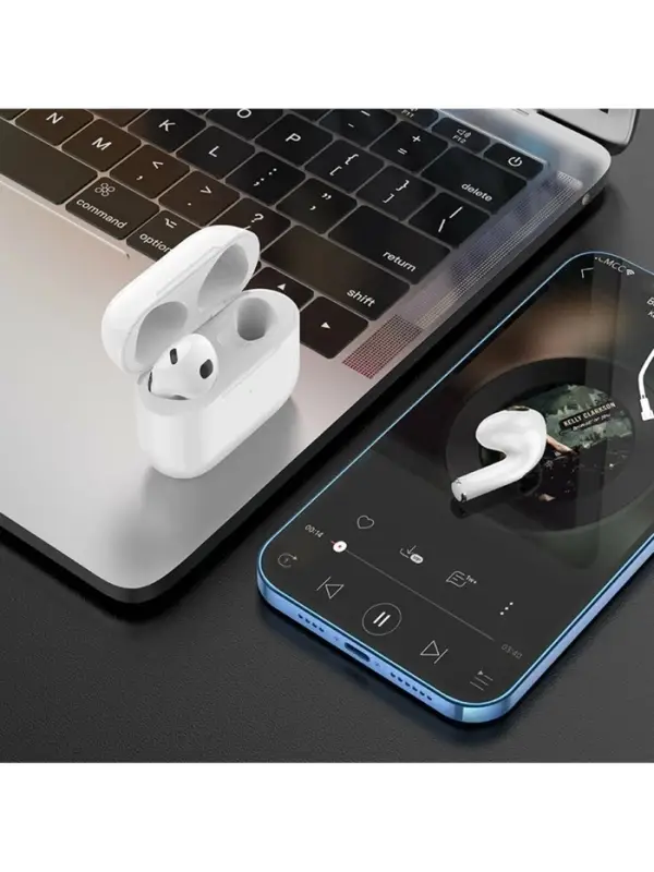 Наушники беспроводные Hoco EW43, TWS, вкладыши, Bluetooth 5.3, 40/300 мАч, белые