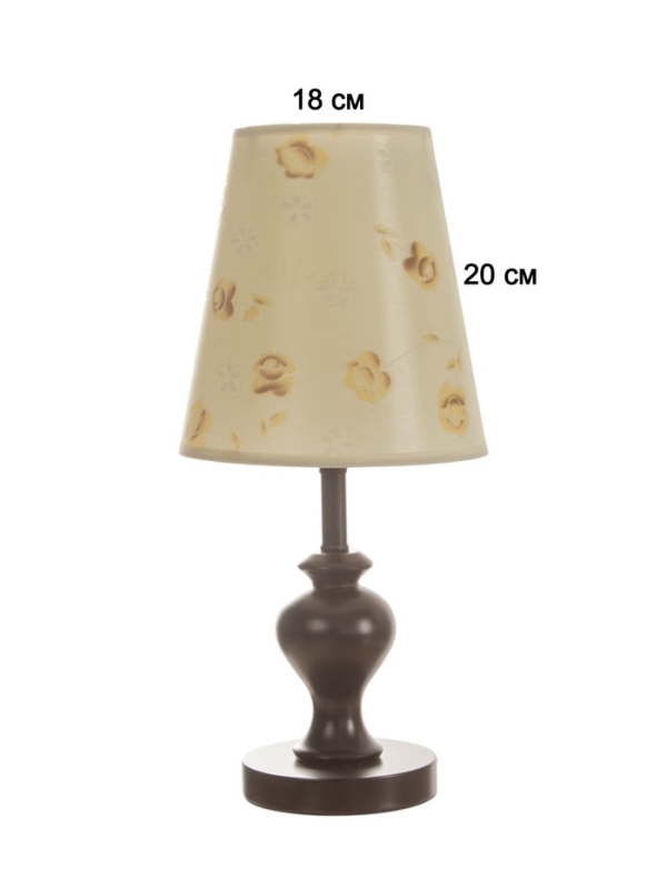 Лампа настольная BayerLux ЭКО Лампа настольная BayerLux ЭКО "Сол" 1х40Вт Е27 венге 20х20х45см