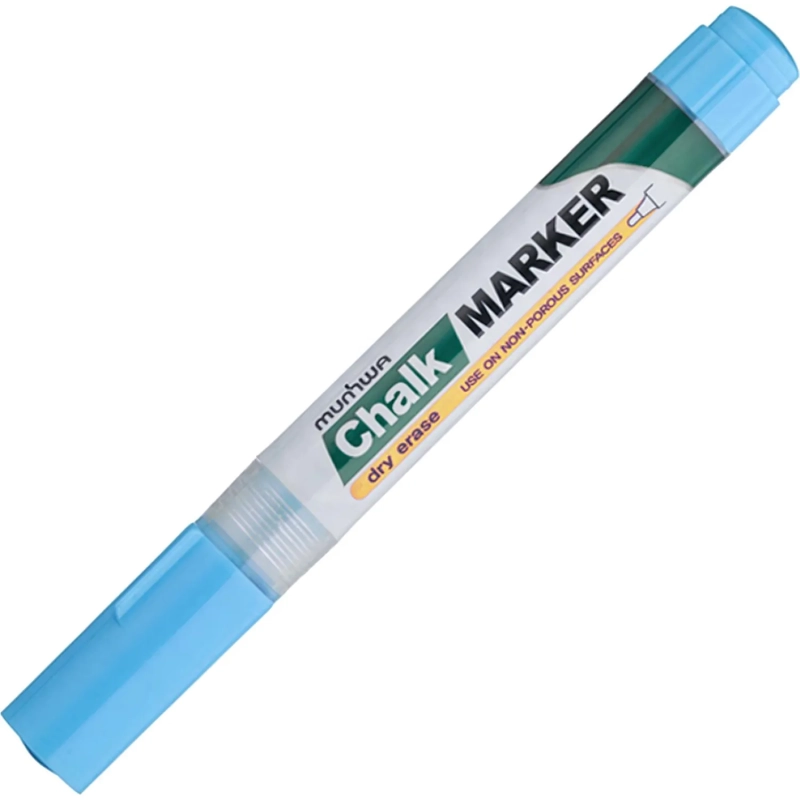 Маркер меловой MunHwa, CM-02, голубой, 3мм
