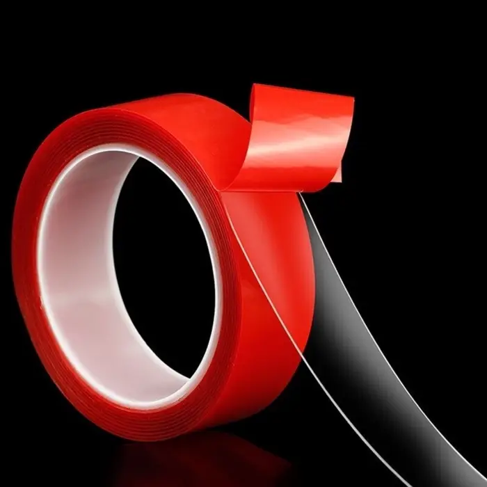 Клейкая лента TORSO, прозрачная, двусторонняя, акриловая, 20 мм &times; 5 м