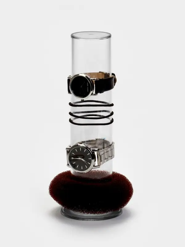 Подставка для резинок и бижутерии &laquo;Тубус&raquo;, 8&times;8&times;24 см, прозрачная