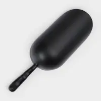 Совок для сыпучих продуктов Alum black, 520 мл, 27 см, алюминий, чёрный