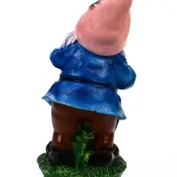 Садовая фигура из полистоуна &laquo;Гном-садовод с лопатой&raquo;, 13&times;13&times;29 см