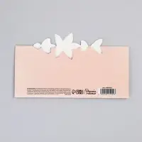 Конверт для денег формовой &laquo;Нежные цветы&raquo;, 17.5&times;10 см