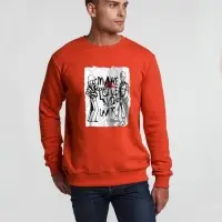 Толстовка Make Love, красная, размер L