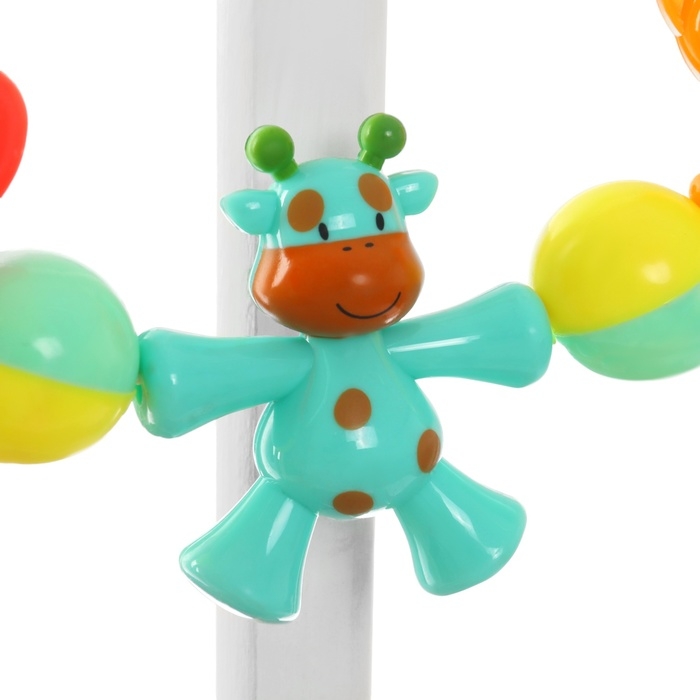 Растяжка на коляску/кроватку «Слоник», 3 игрушки с погремушками, цвет МИКС, Крошка Я Растяжка на коляску/кроватку «Слоник», 3 игрушки с погремушками, цвет МИКС, Крошка Я