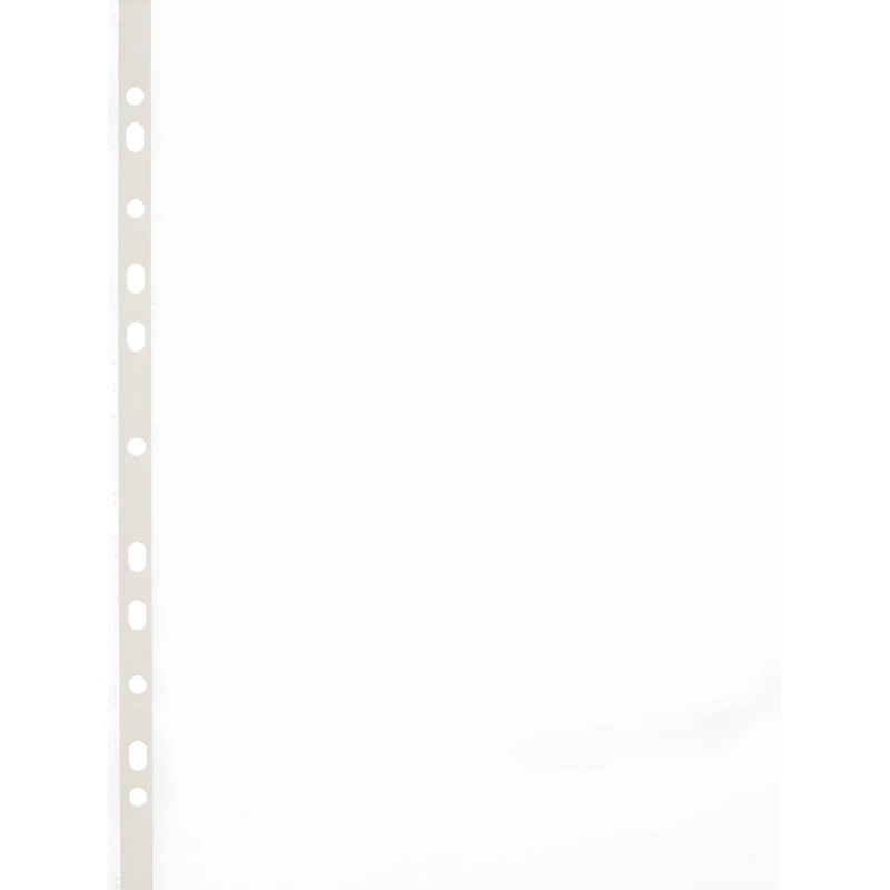 Файл-вкладыш перфорированная А4 100шт, гладкая Элементари 0,030 мм