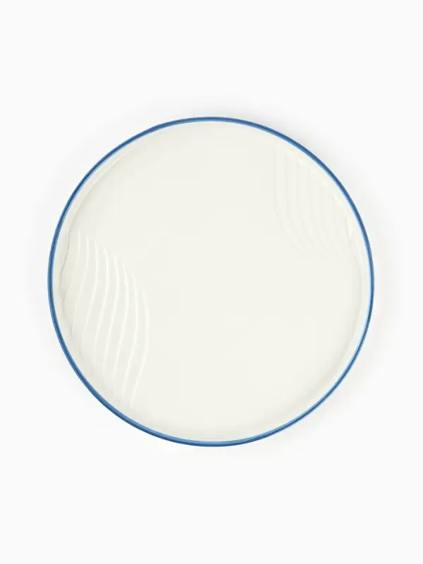 Тарелка плоская керамическая &laquo;Оушен&raquo;, d=23 см, ручная работа