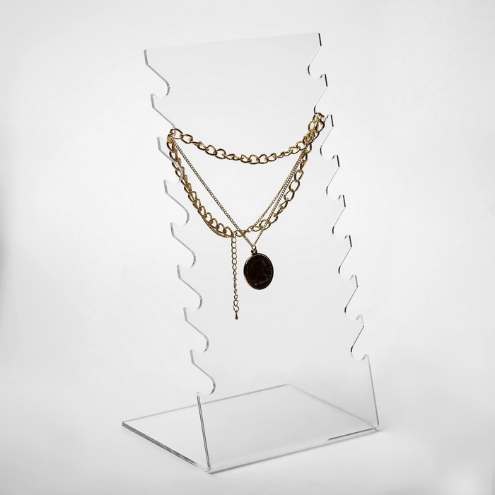 Подставка под колье 15×10×28 см, оргстекло 3 мм, В ЗАЩИТНОЙ ПЛЁНКЕ Подставка под колье 15×10×28 см, оргстекло 3 мм, В ЗАЩИТНОЙ ПЛЁНКЕ