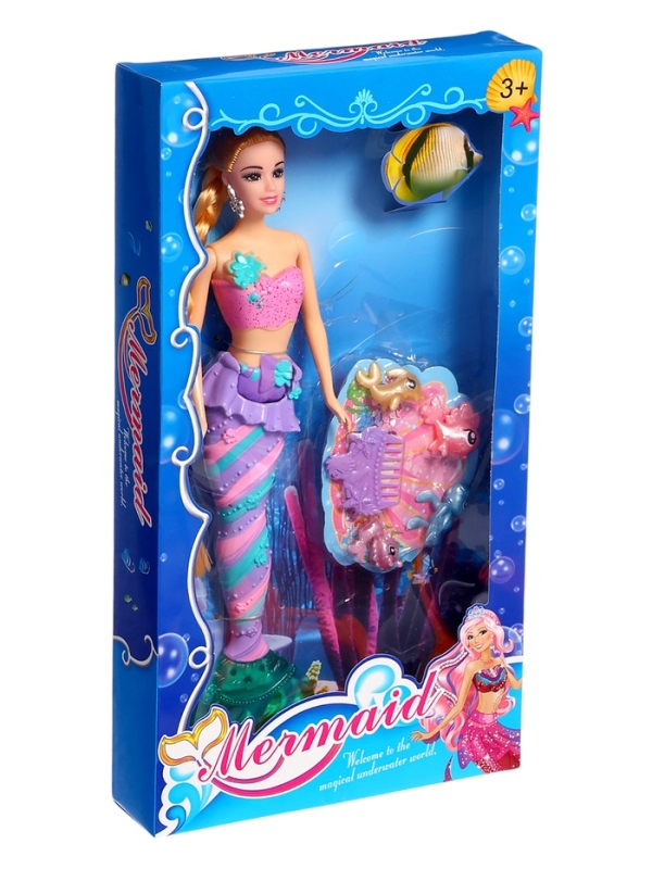 Кукла-русалка  Кукла-русалка "Волна океана", МИКС