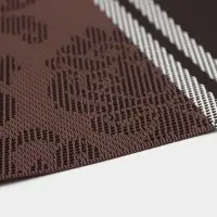 Салфетка сервировочная на стол «Вензеля», 45×30 см, цвет коричневый