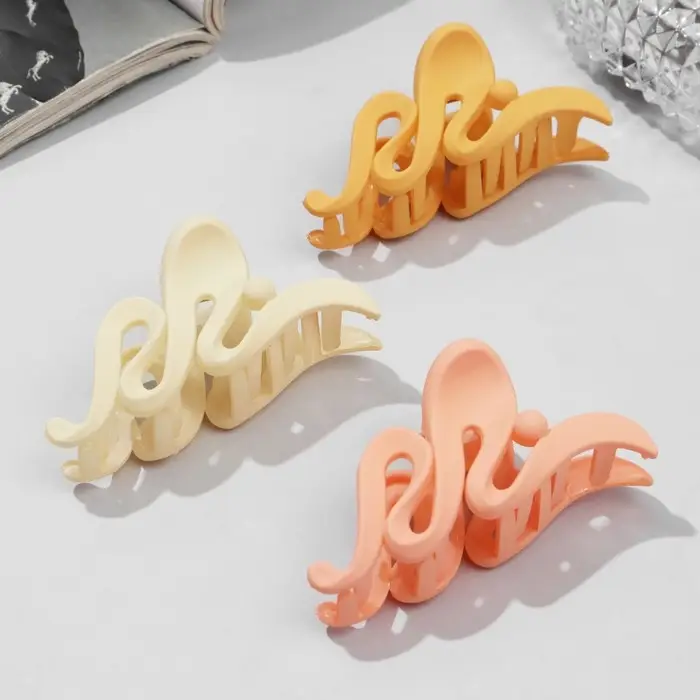 Крабик для волос «Матовый», волна наклон, 7.5 см, МИКС Крабик для волос «Матовый», волна наклон, 7.5 см, МИКС