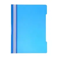 Папка - скоросшиватель Calligrata, А4.160 мкм, синяя, прозрачный верх
