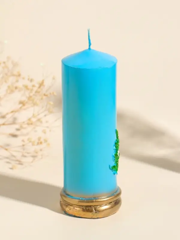 Свеча декоративная "Пасхальный столбик" 6х15,5 см, 250 гр