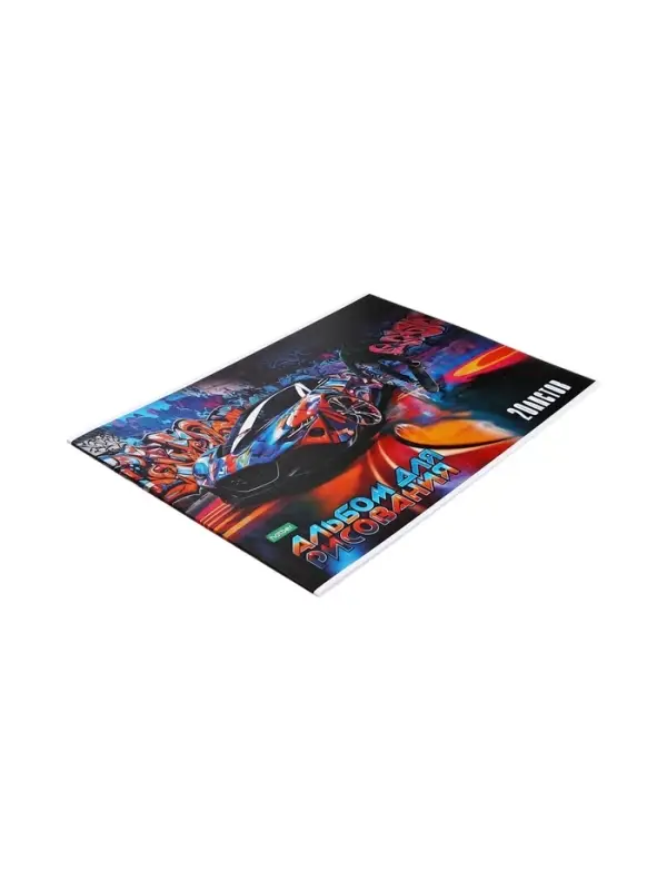 Альбом для рисования А4, 20 листов на скобе Hatber ECO &laquo;Фристайл&raquo;, обложка мелованный картон, блок офсет, МИКС 5 видов