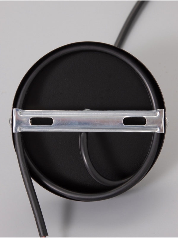 Светильник Светильник "Тень" 1х40Вт Е27 черный 20х20х19(+100)см