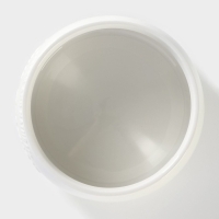 Банка фарфоровая для хранения сыпучих продуктов BellaTenero, 500 мл, 13&times;7 см, цвет белый