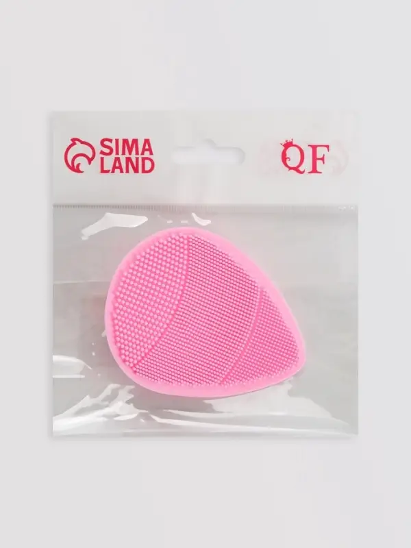 Щётка для умывания &laquo;Капля&raquo; на присоске, 9&times;7 см, МИКС