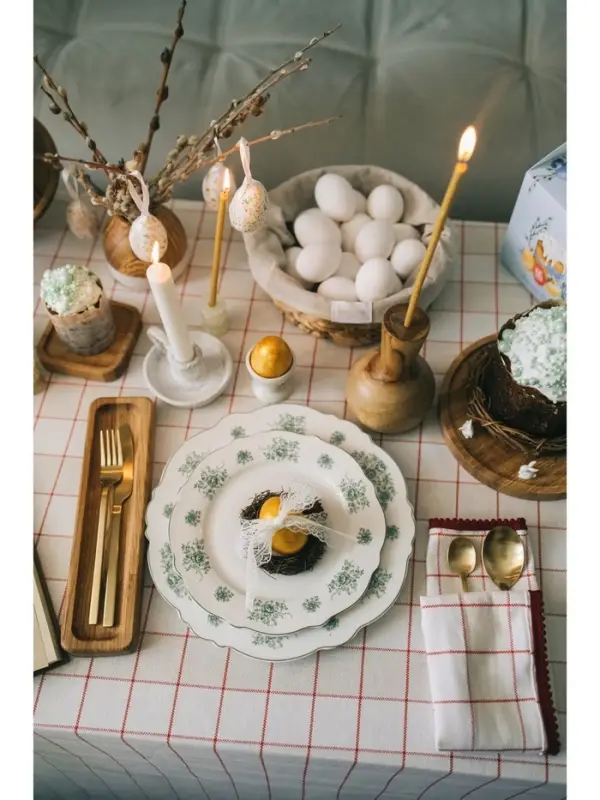 Тарелка WY Emerald Essence, d=20 см, фарфор, белая