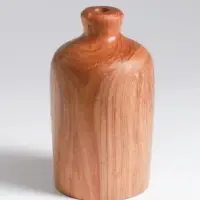 Ваза для сухоцветов &laquo;Элегия&raquo;, 8&times;8&times;13 см, дерево джати, коричневая
