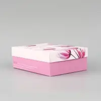 Коробка подарочная складная &laquo;Цветы&raquo;, 21&times;15&times;7 см