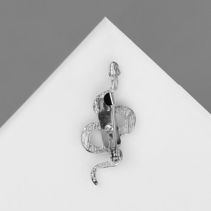 Символ года! Брошь  Символ года! Брошь "Змея" извилистая, цвет МИКС