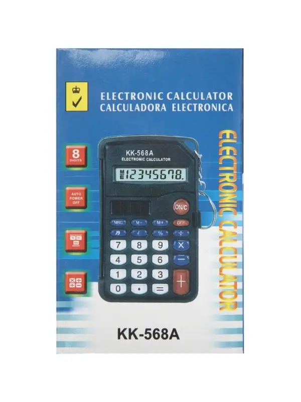 Калькулятор карманный, 8-разрядный, Kd=568 А