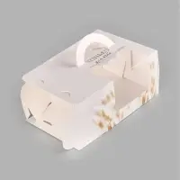 Коробка под бенто-торт с окном &laquo;Только для тебя&raquo;, 15,5 х 15,5 х 10 см