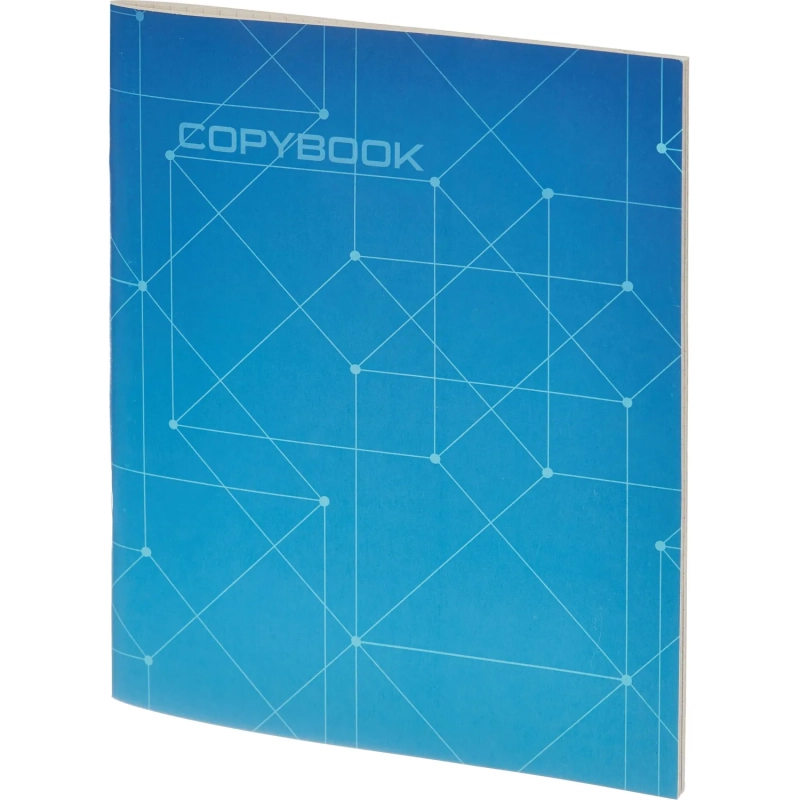 Тетрадь общая А5,48л,кл,скоб,блок-офсет-2 Attache Alpha син/зелен вассорт