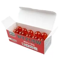 Лампа AVS Vegas 12V. WY21/5W "orange"(W3x16q) BOX 10шт.