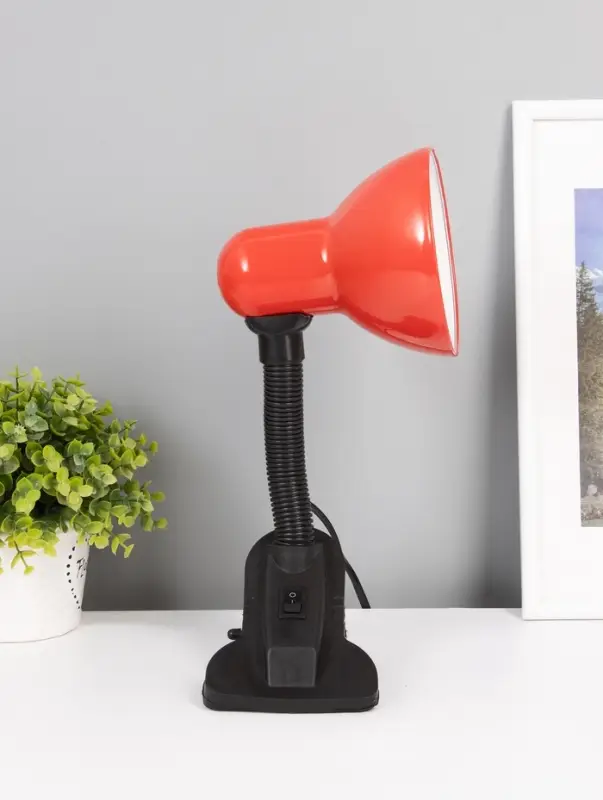 Светильник настольный MRC-123B, E27, 1&times;60 Вт, красный