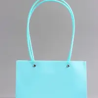 Сумка переноска для цветов, влагостойкая, тиффани, 22&times;10.5&times;13.5 см