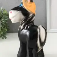 Копилка "Лошадь в панаме" 25х18х11 см, чёрный Копилка "Лошадь в панаме" 25х18х11 см, чёрный