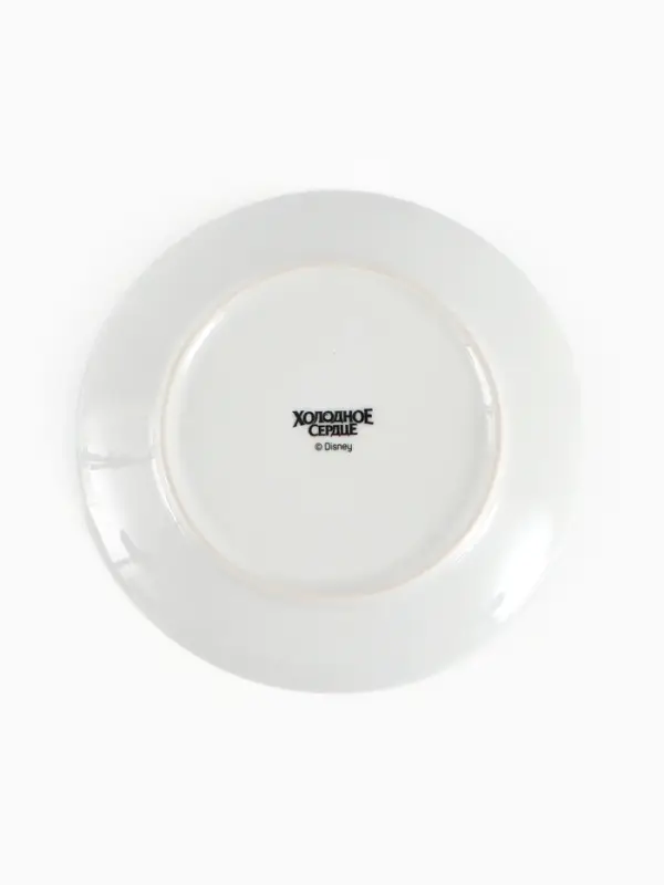 Набор посуды керамической детской, 3 предмета: кружка 200 мл, тарелка 19 см, салатник 250 мл, Холодное сердце