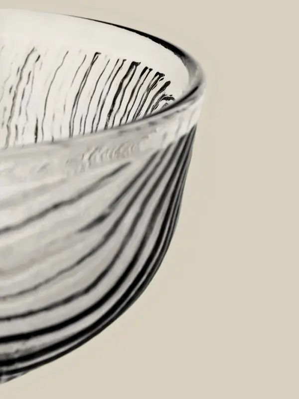 Креманка SL-Home &laquo;Барк&raquo;, 300 мл, h=10.5 см, стекло, серая