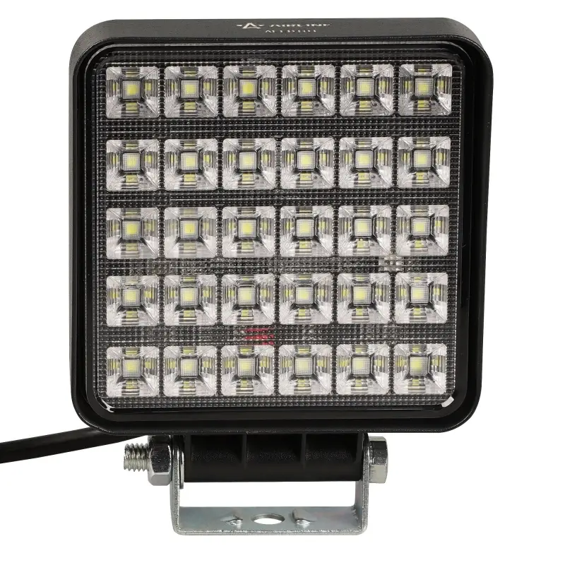 Фара светодиод. квадратная, 30LED, ближний свет, 30Вт, 108х108х37мм, 12/24В, PLUS