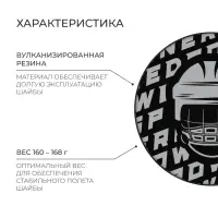 Шайба хоккейная Winter Star, взрослая, d=7.6 см