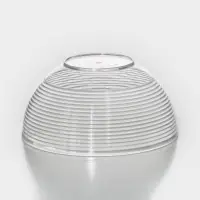 Салатник Доляна &laquo;Шарм&raquo;, d=19.5 см, высота 9.3 см, 1.7 л, прозрачный