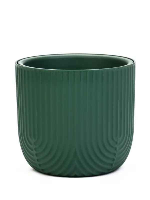 Кашпо со вставкой 7,8 л d28 см h25,5 см РАМОНА нефритовый,