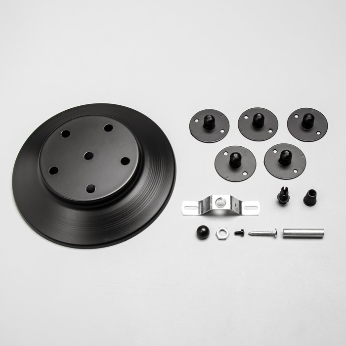 Комплект для светильника Комплект для светильника "Паук-5" черный 20х20х4см