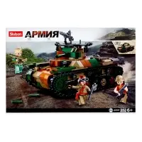 Конструктор Армия Sluban &laquo;Танк&raquo;, 2 варианта сборки, 563 детали