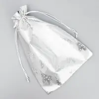 Мешочек подарочный новогодний парча &laquo;С Новым Счастьем&raquo;, 20&times;30 см &plusmn; 1.5 см